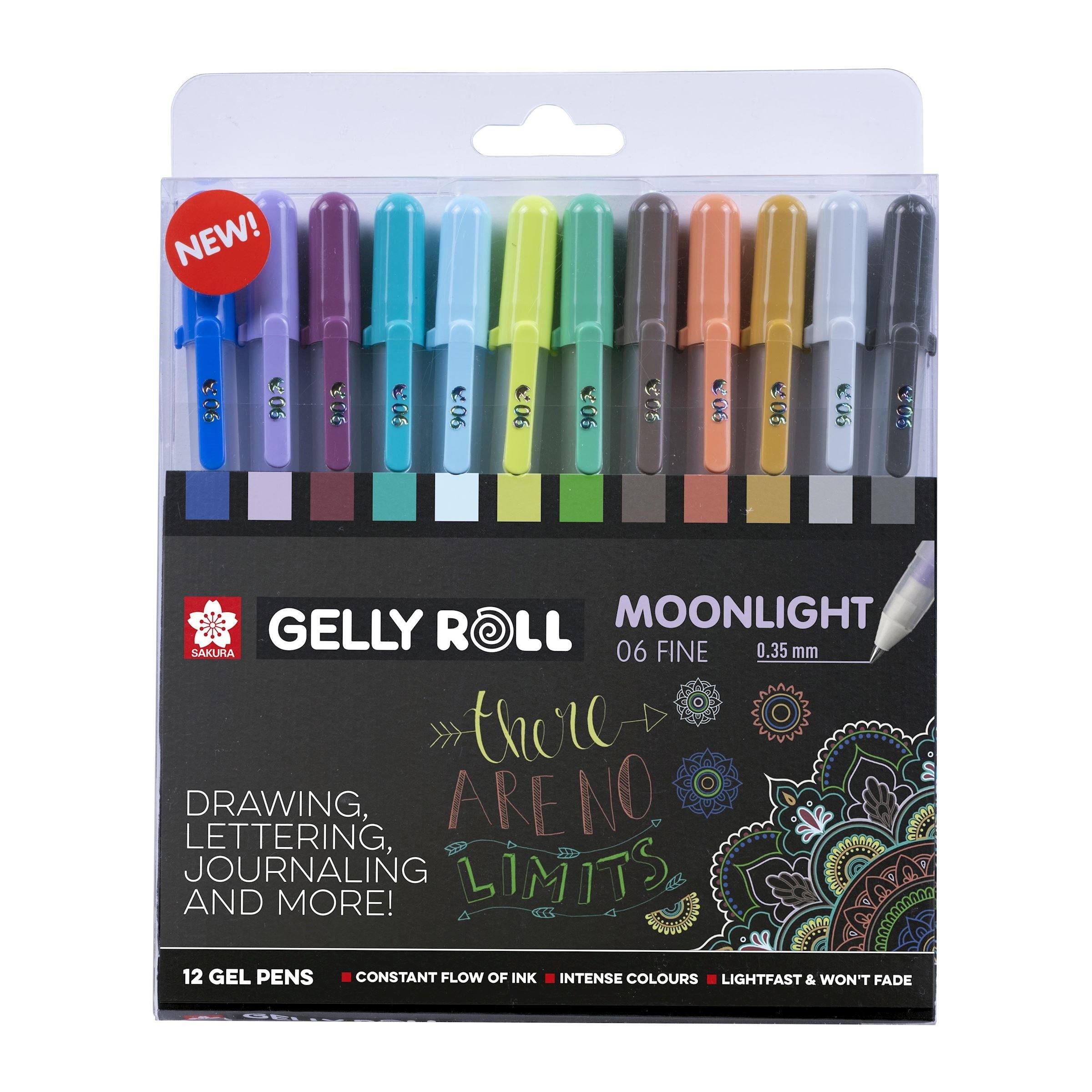 SAKURA Gelly Roll Moonlight Gel Pens - Happy Set (Pack of 3) - NEW