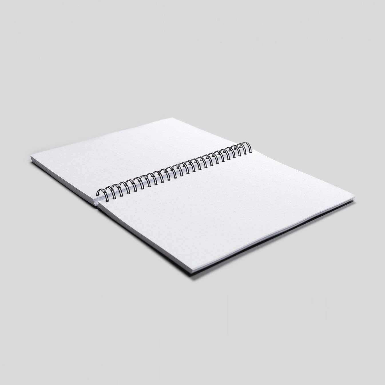 A5 Dot Grid Journal Notebook - Dotted White Pages | Dotgrid