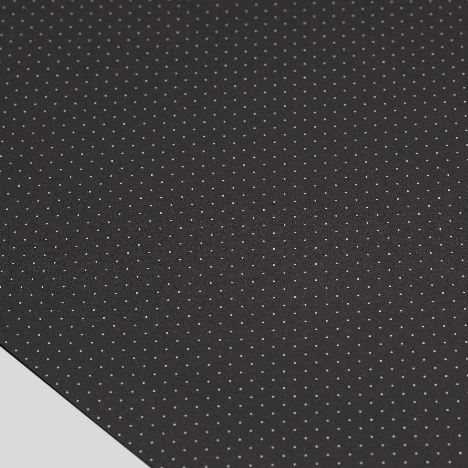 Black Dot Grid Paper Available In A3 A4 A5 A6 Dotgrid   Dotgrid Studio Paper Black 